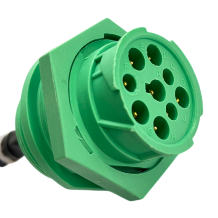 Conector 9 pines hembra tipo Deutsch Ref. HD10-9-1939P-BP03